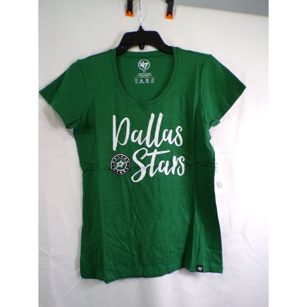 Women's Dallas Stars Green T Shirt S Crew Neck